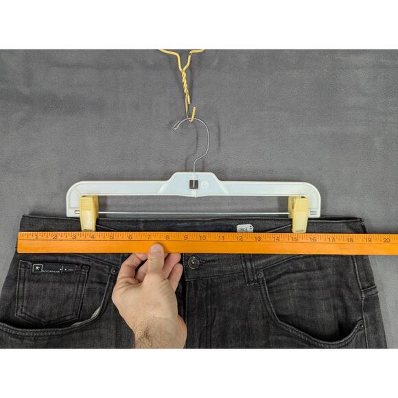 Rocawear Jeans Men's Black 38x34 Hip Hop Vintage Embroidered - Picture 8 of 14